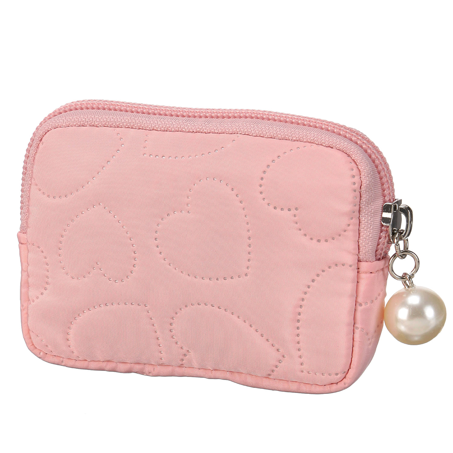 デコレーション ハート柄キルティングミニポーチ - 画像6