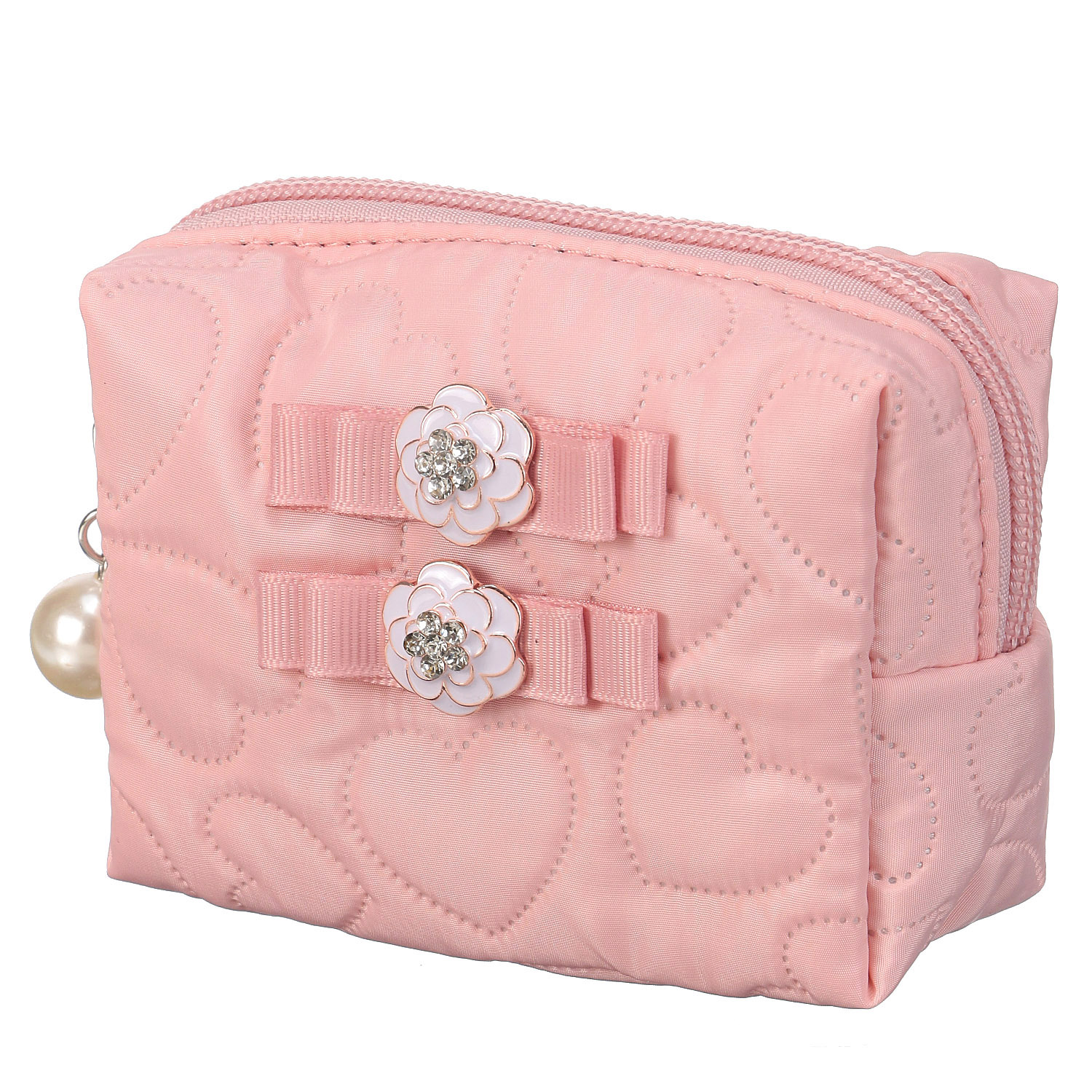 デコレーション ハート柄キルティングポーチ - 画像7