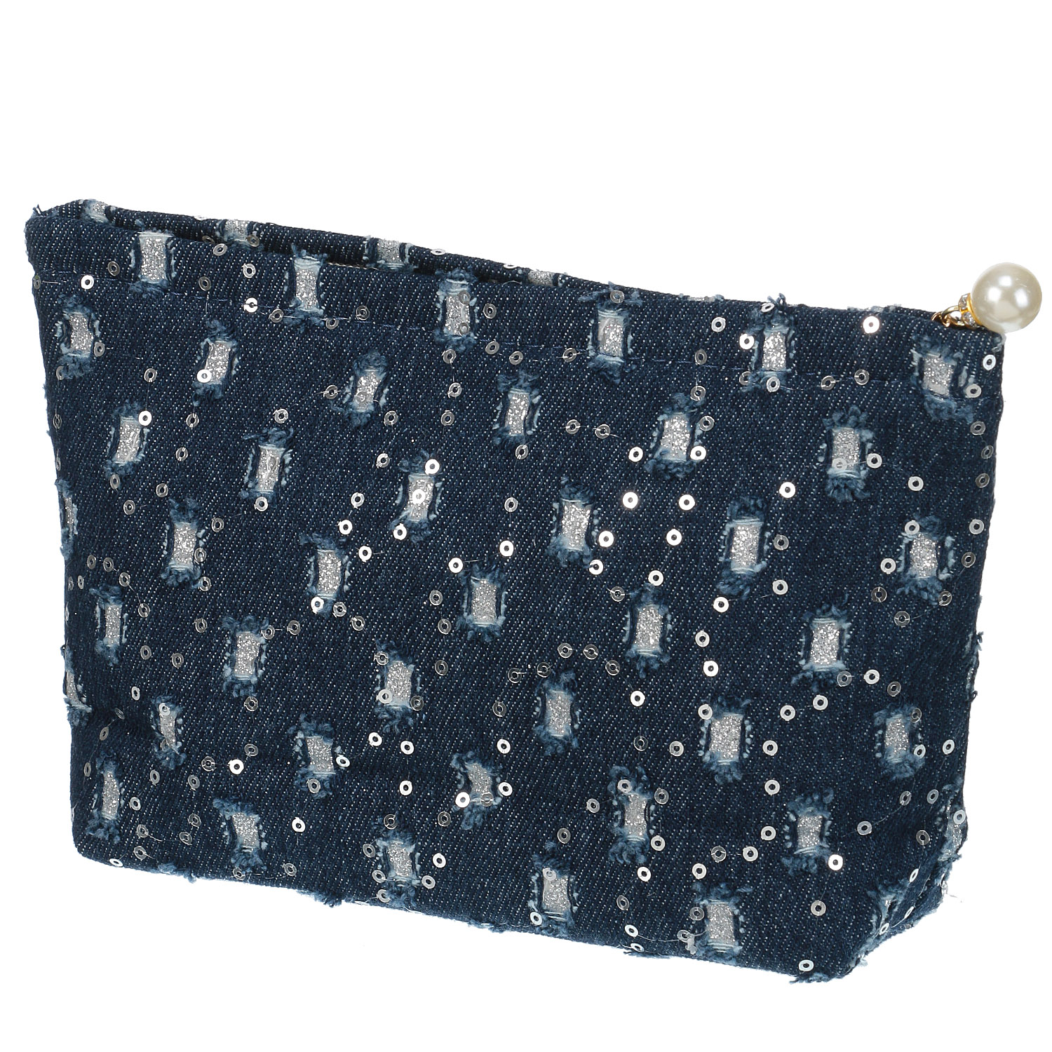 デコレーション デニムスクエアポーチ - 画像3