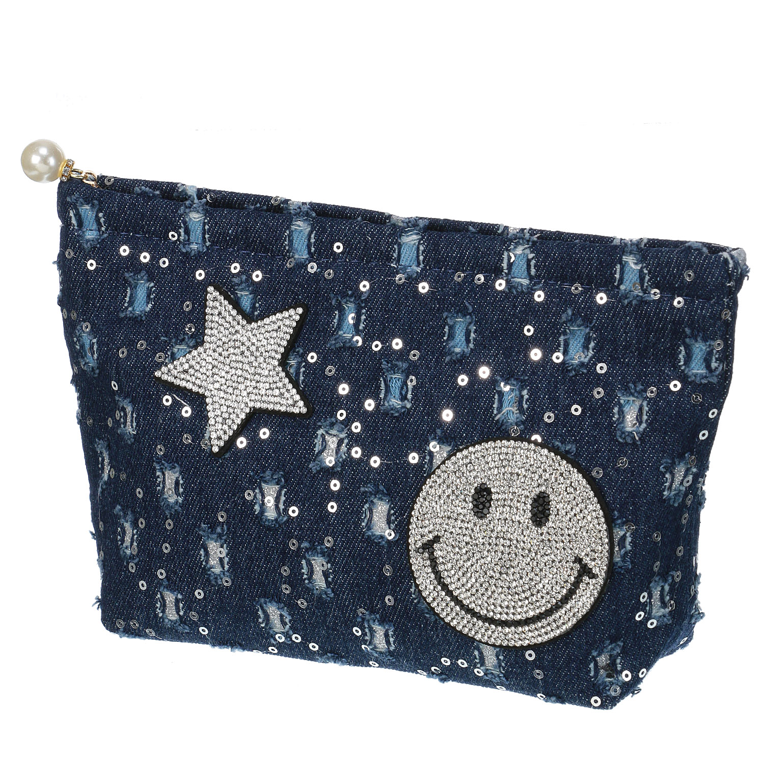 デコレーション デニムスクエアポーチ - 画像6