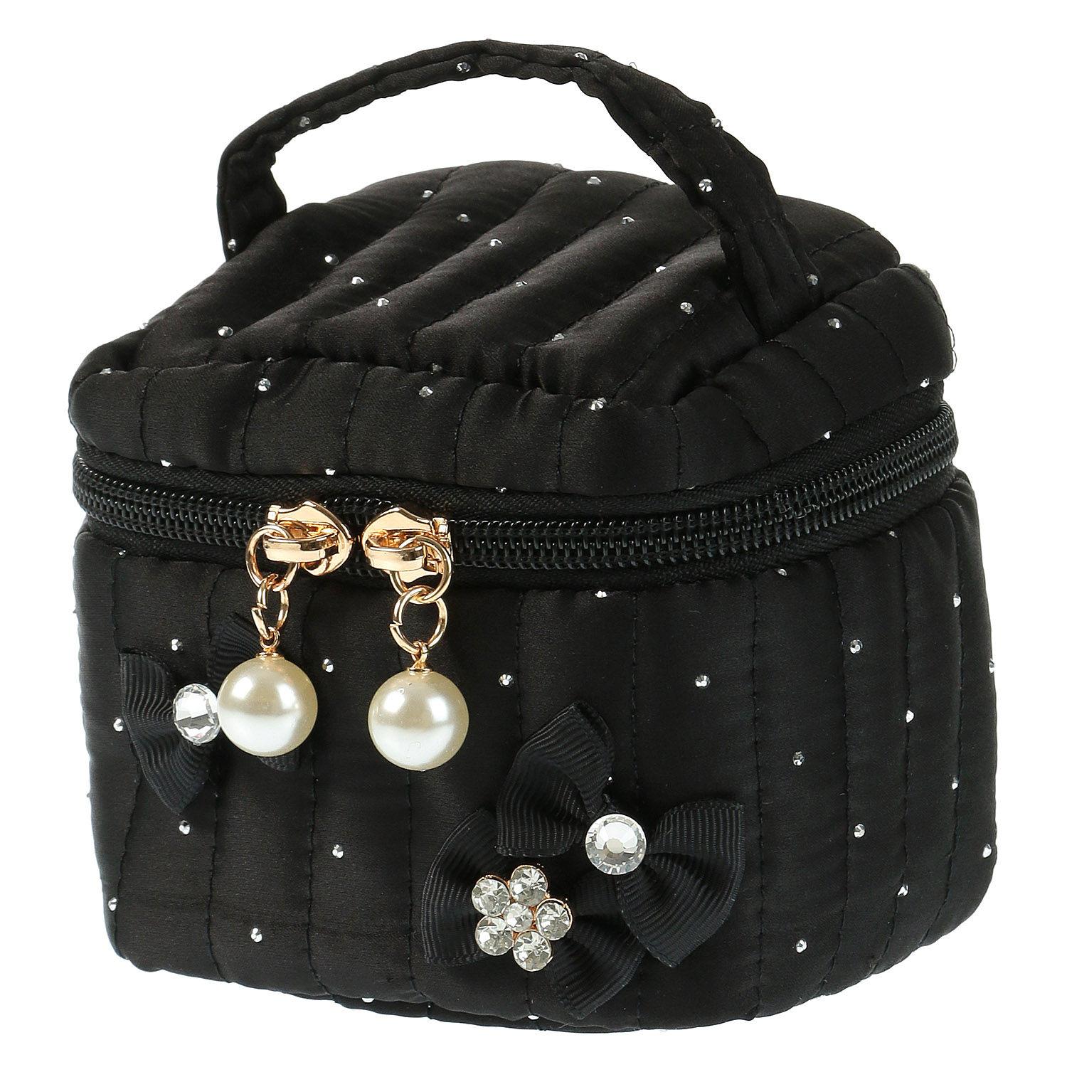 ラインストーン付き ミニバニティポーチ - 画像3