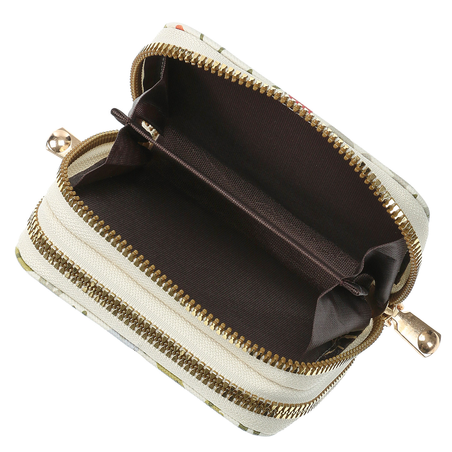 ビジュー付き花柄カードケース - 画像4