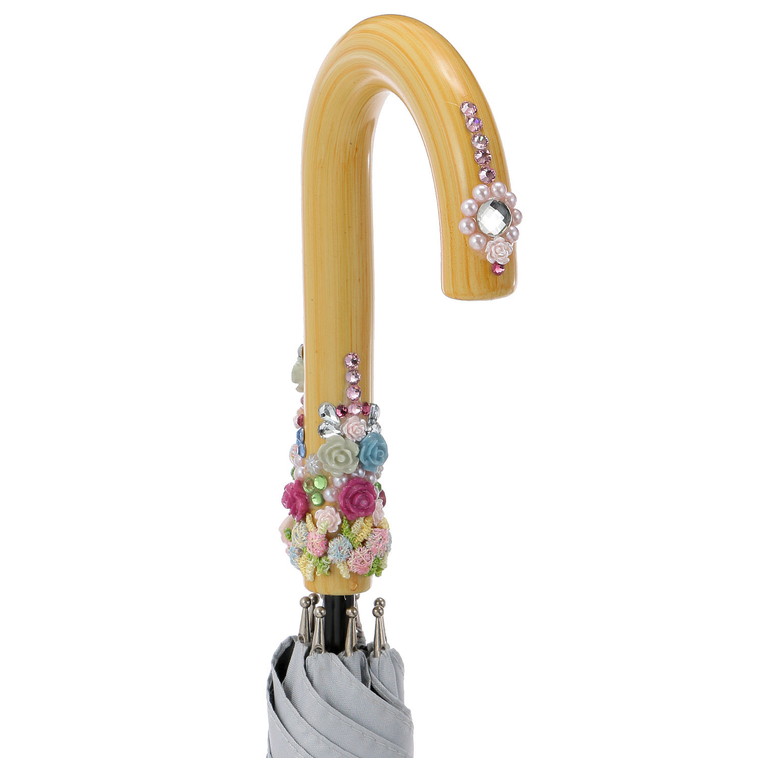 晴雨兼用 デコレーション長傘 - 画像3