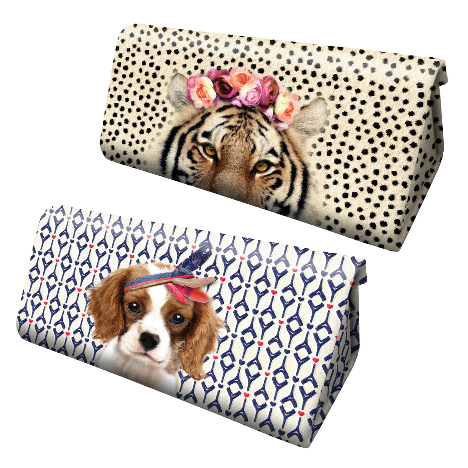 Lucie dancette 折り畳みメガネケースM - 画像1