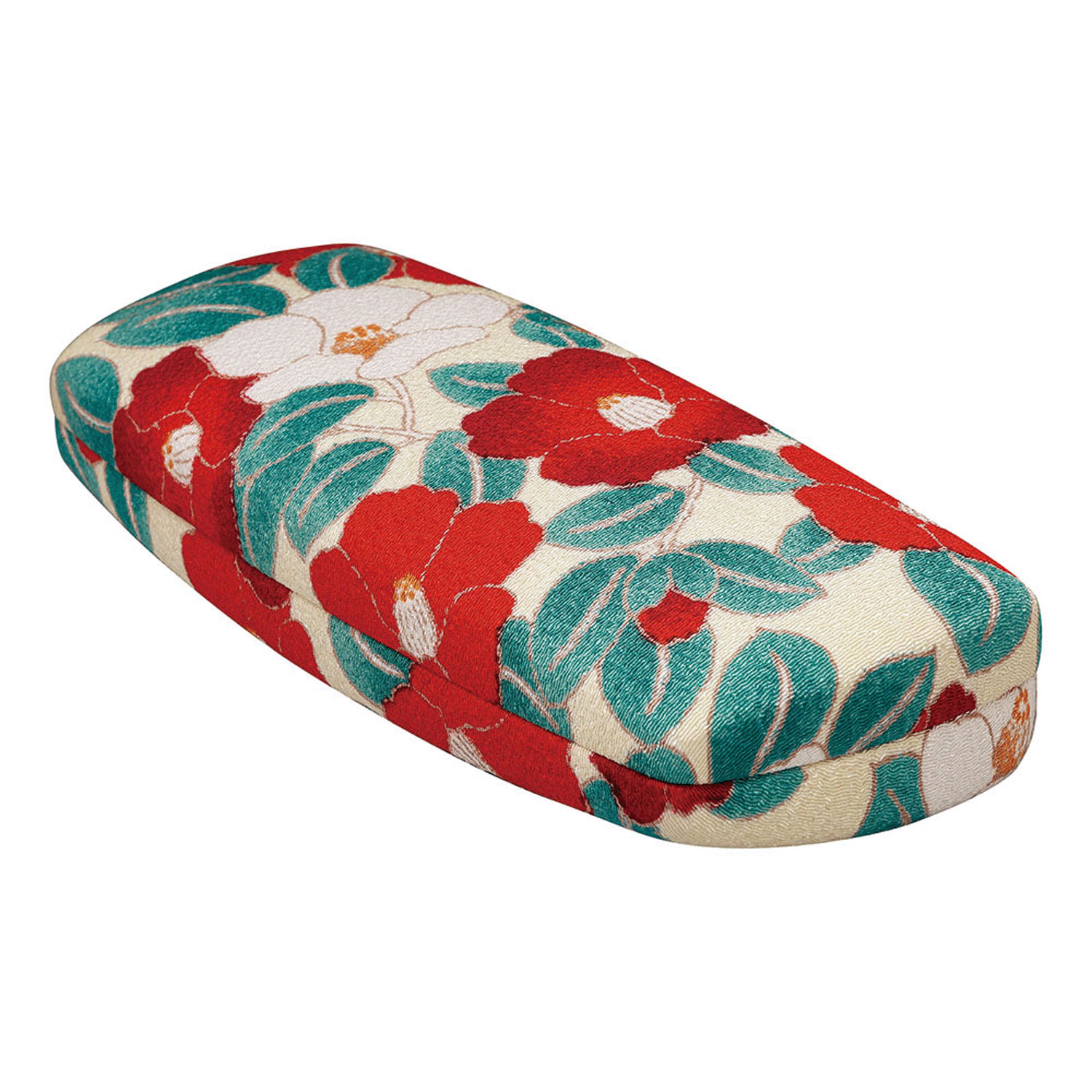 椿柄メガネケース - 画像2