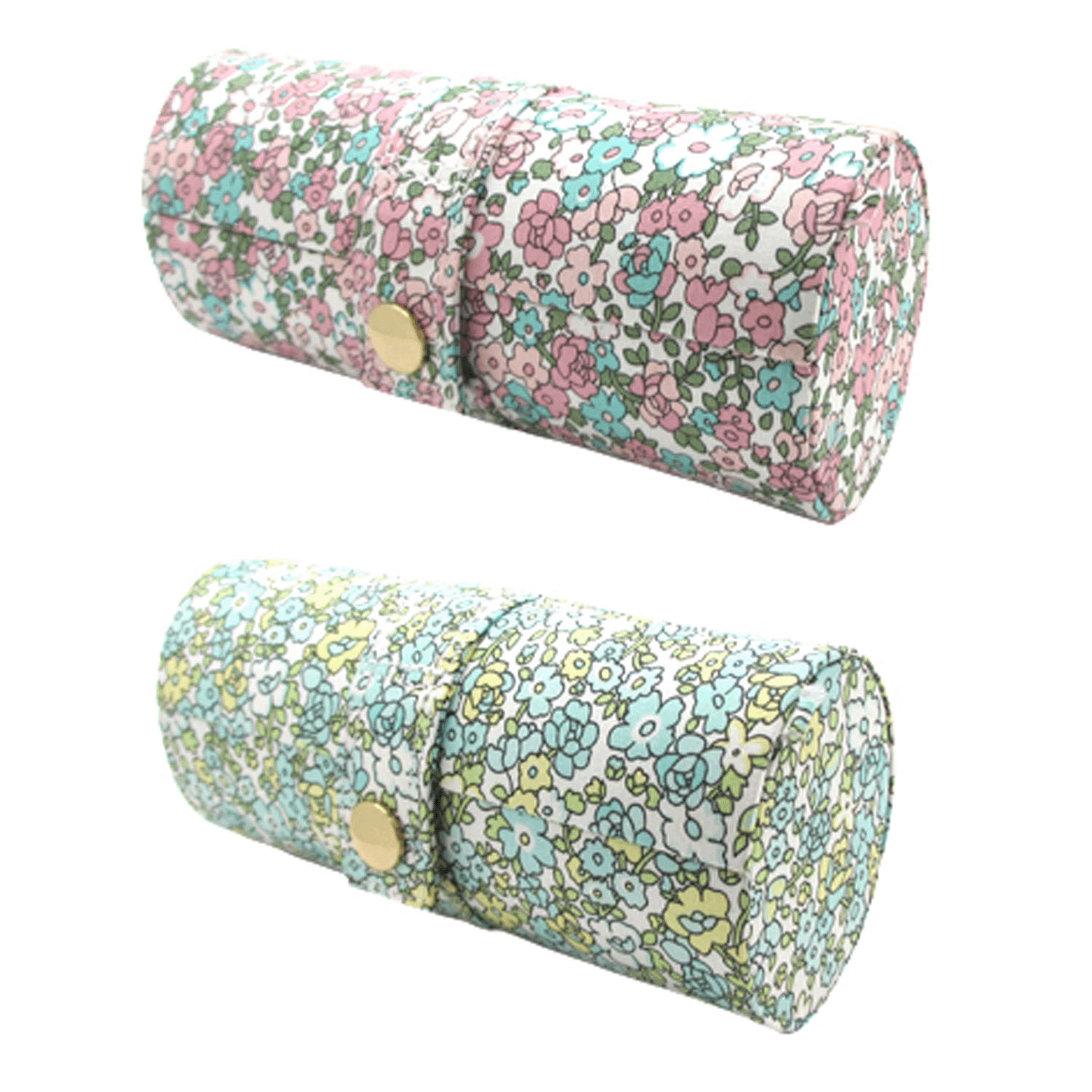 筒型めがねケース フラワー - 画像1