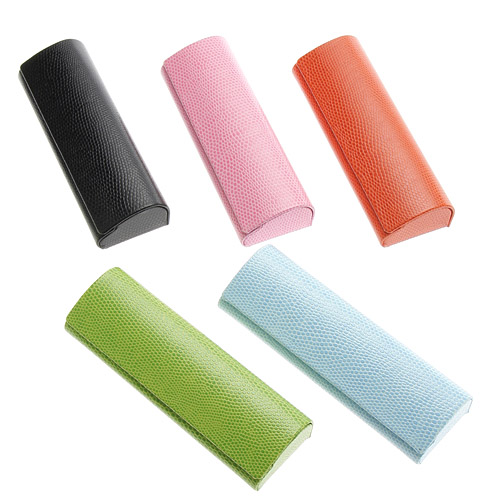 【在庫限りで終了】クロコ風メガネケース