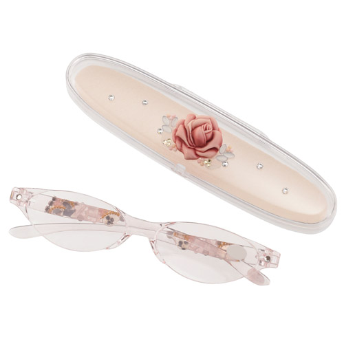 リーディンググラス 一輪バラ