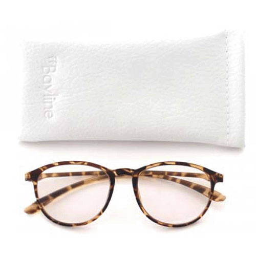 曇り止めリーディンググラスボストンデミブラウン - 画像1