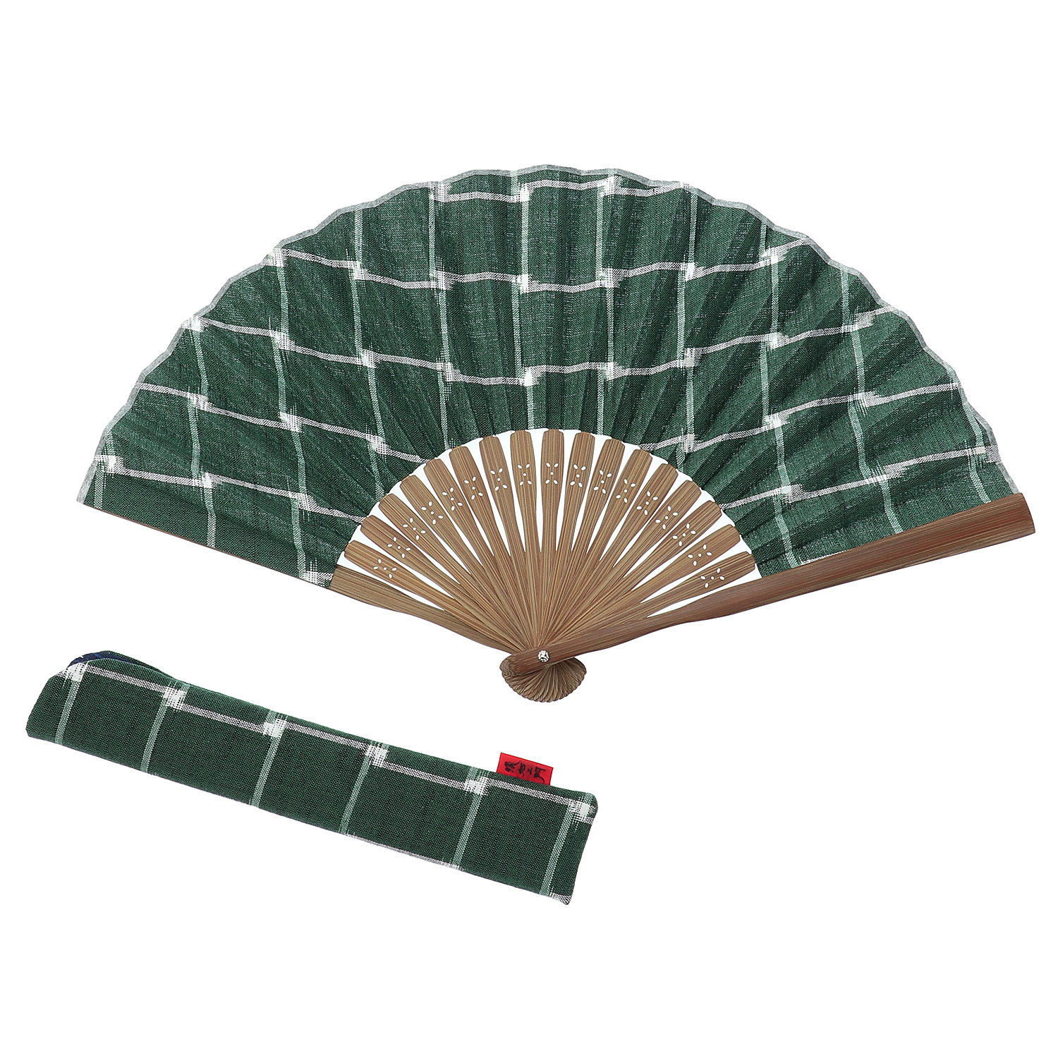 【儀右ヱ門】久留米絣扇子セット - 画像6