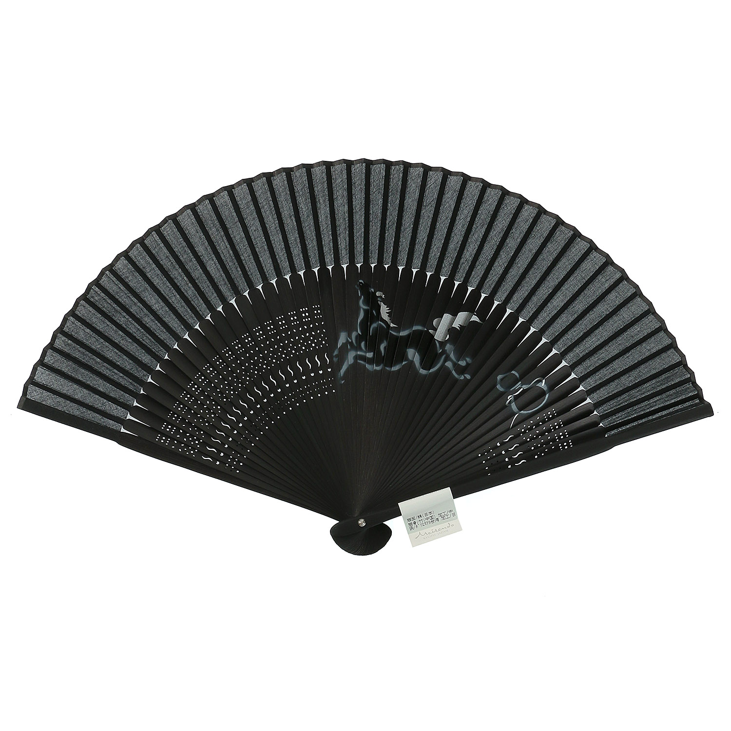 紳士扇子セット 呼福扇 瓢箪から駒 - 画像1