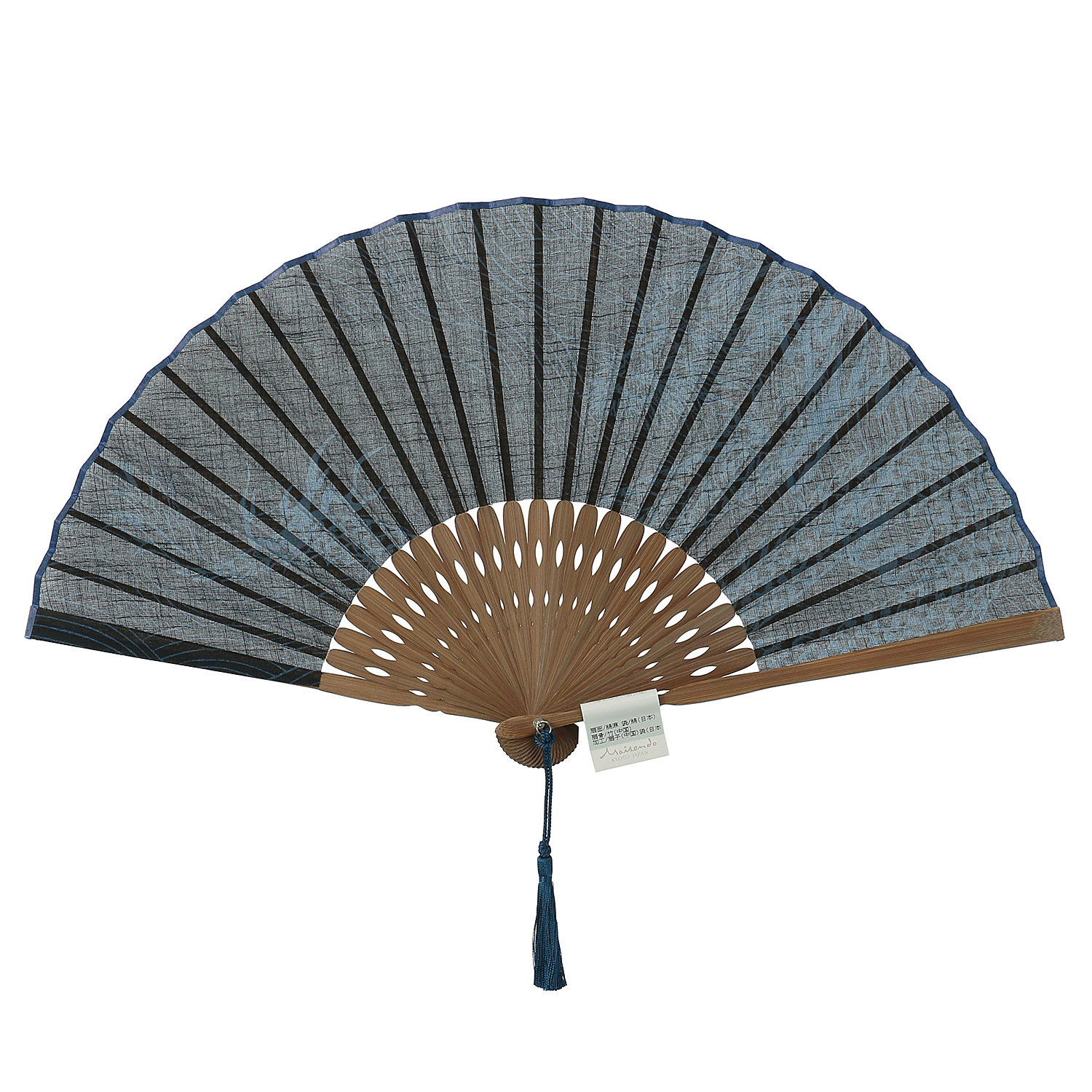紳士扇子セット龍波 - 画像1