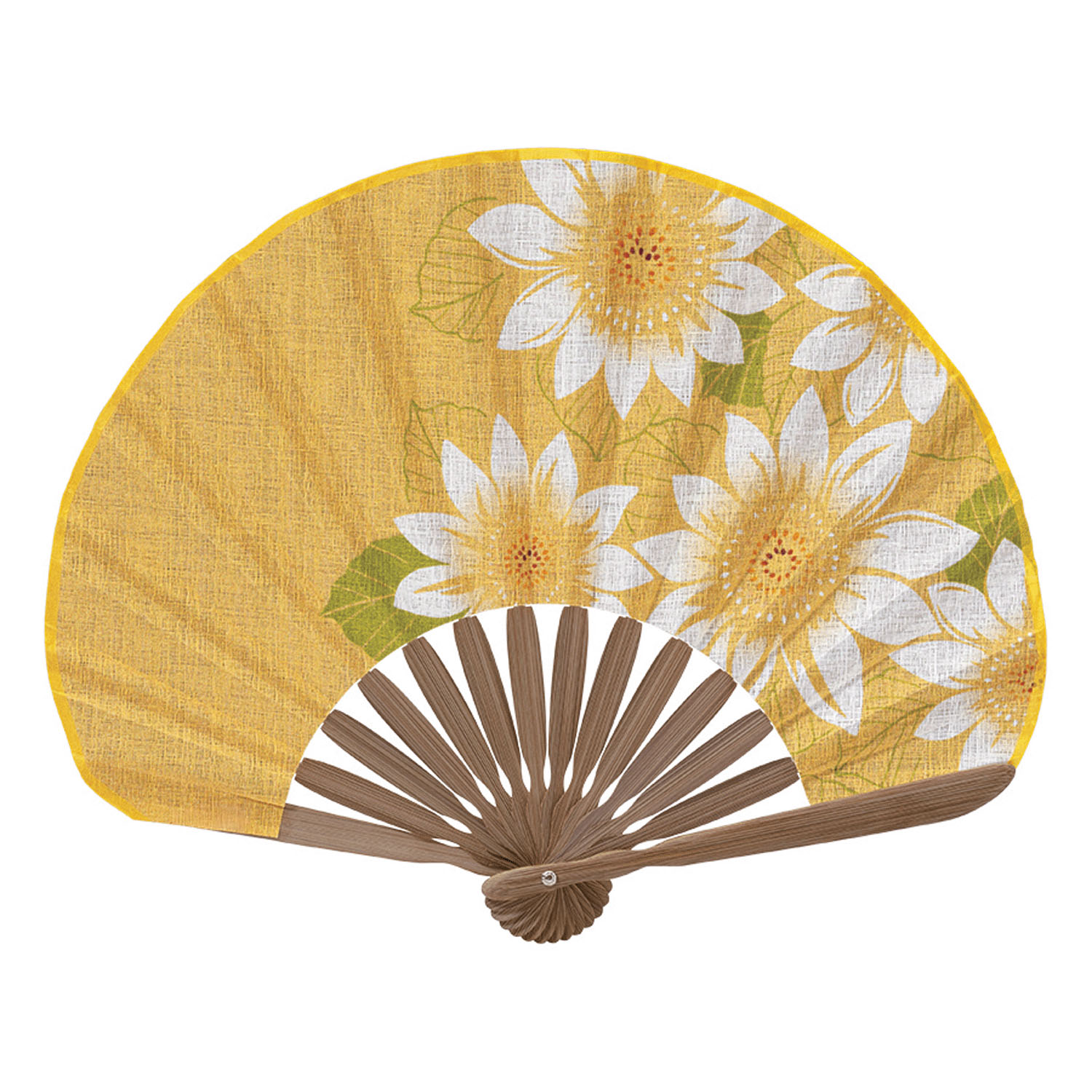 婦人扇子 ひまわり - 画像3