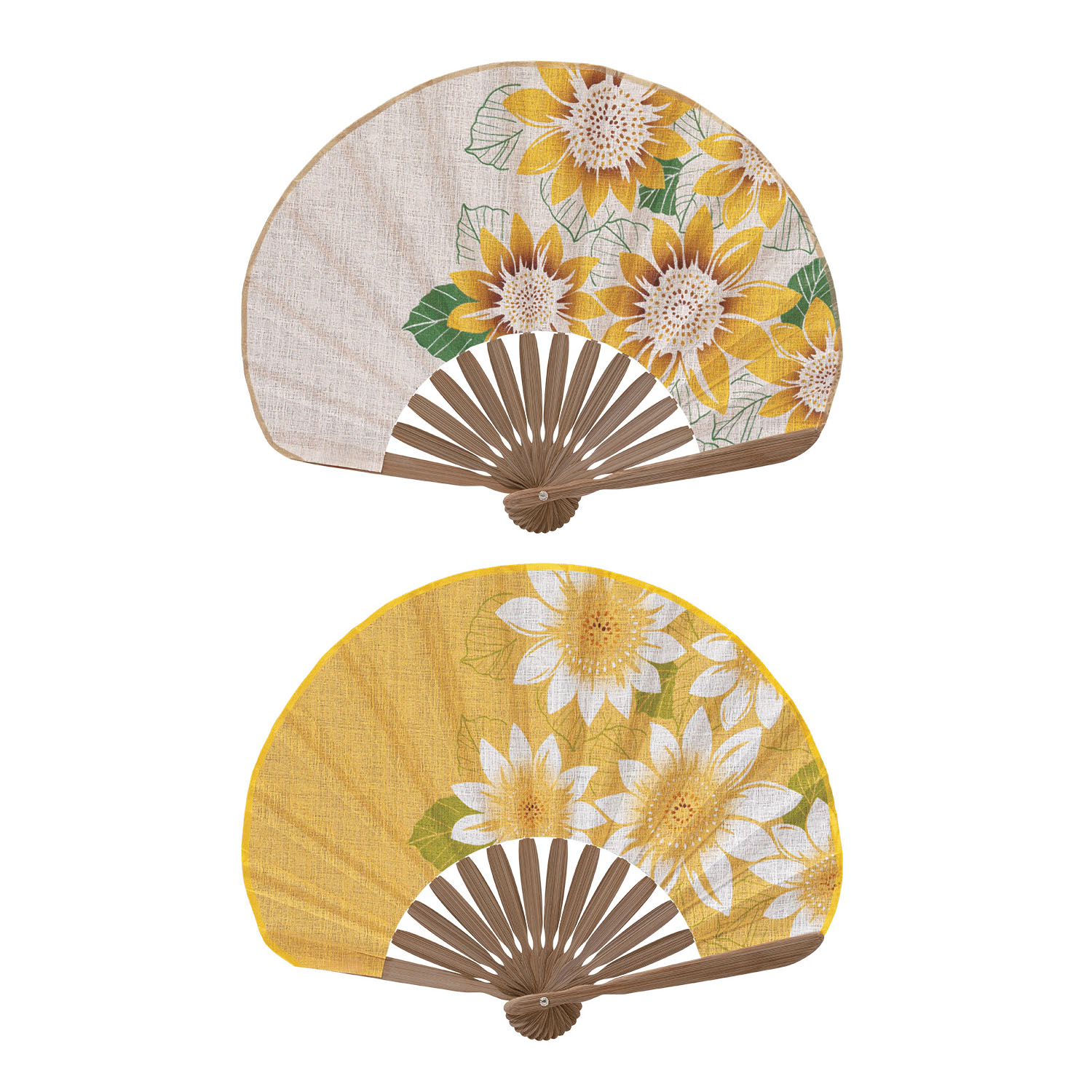 婦人扇子 ひまわり