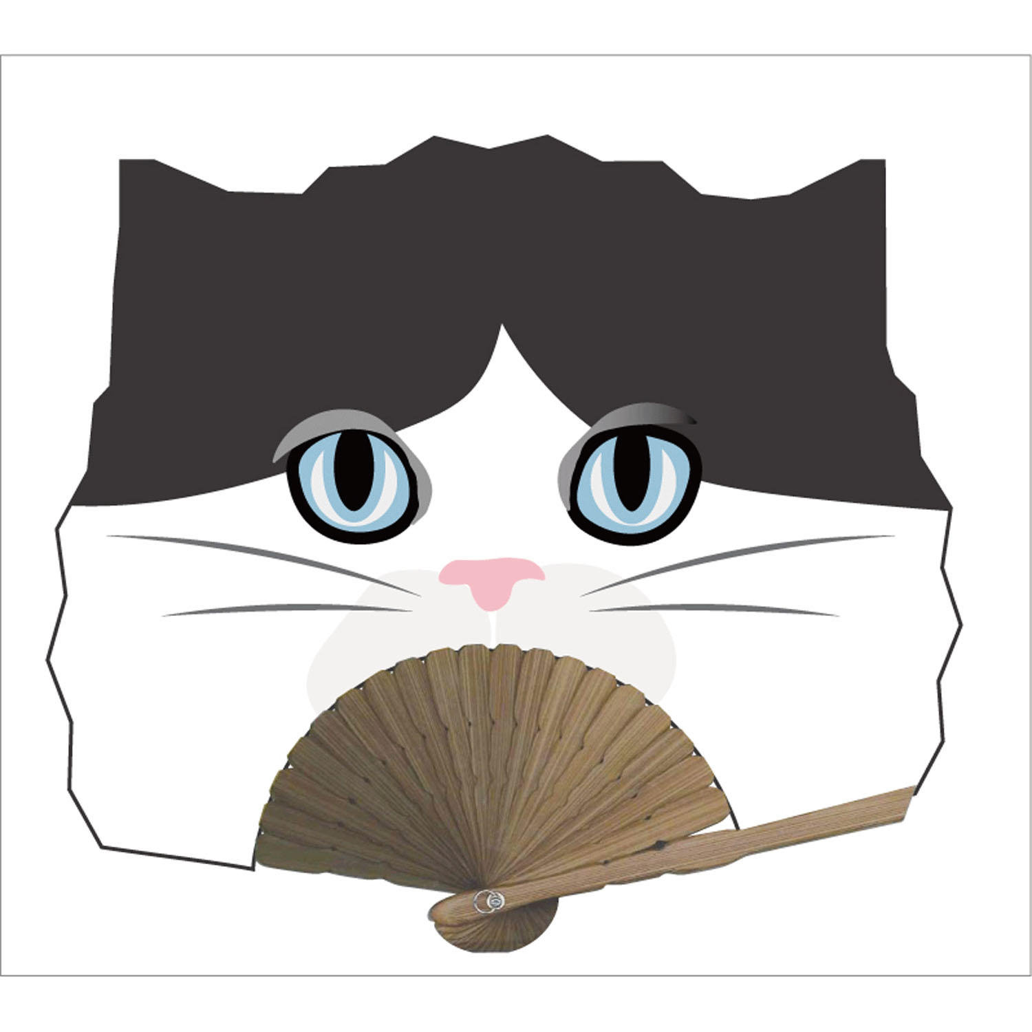 2026NATTI扇子 ハチ - 画像1