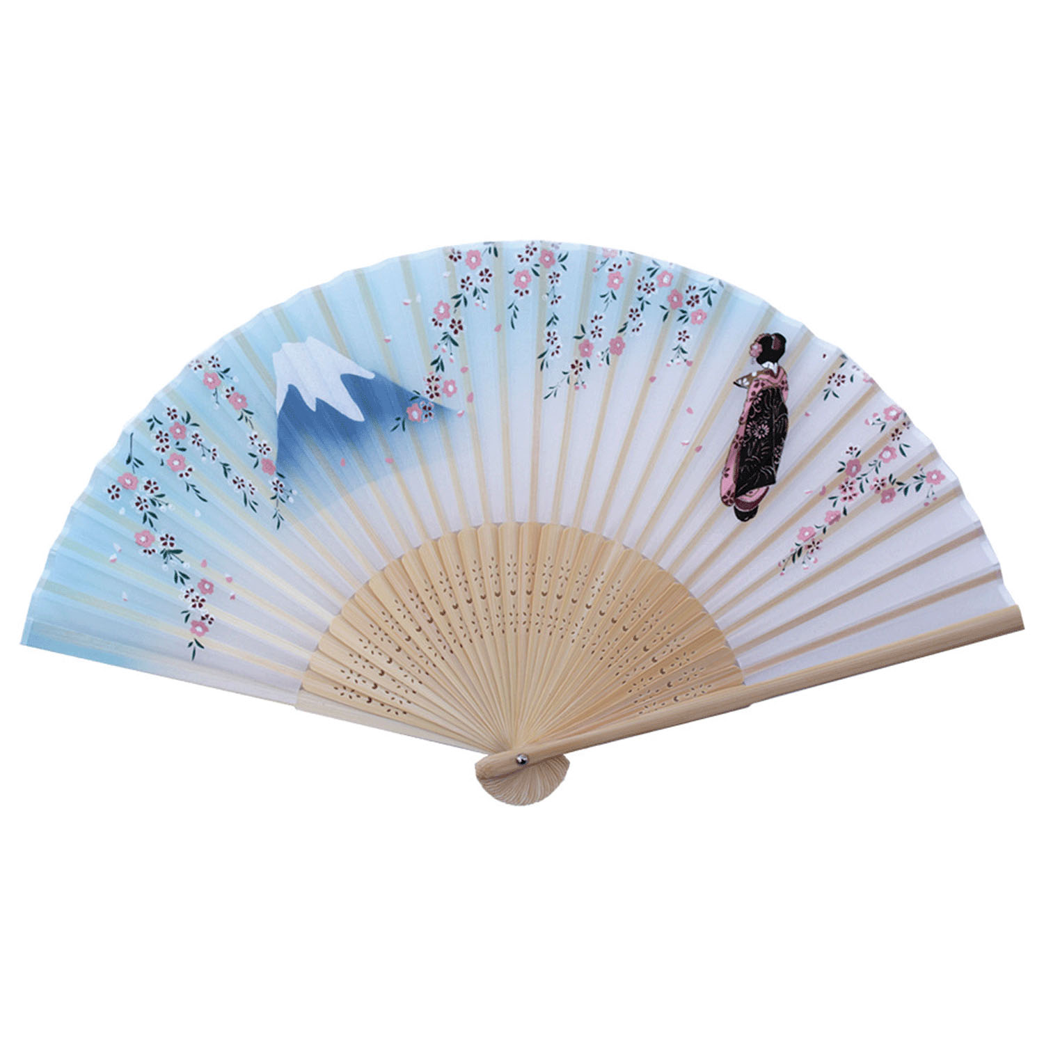 婦人扇子富士舞妓 - 画像3