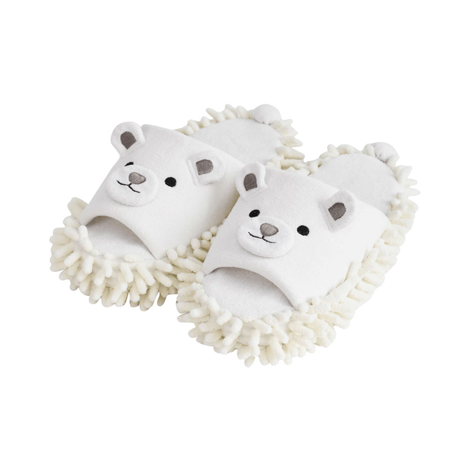 MOFUZOO．モップスリッパ夏用 シロクマ - 画像1