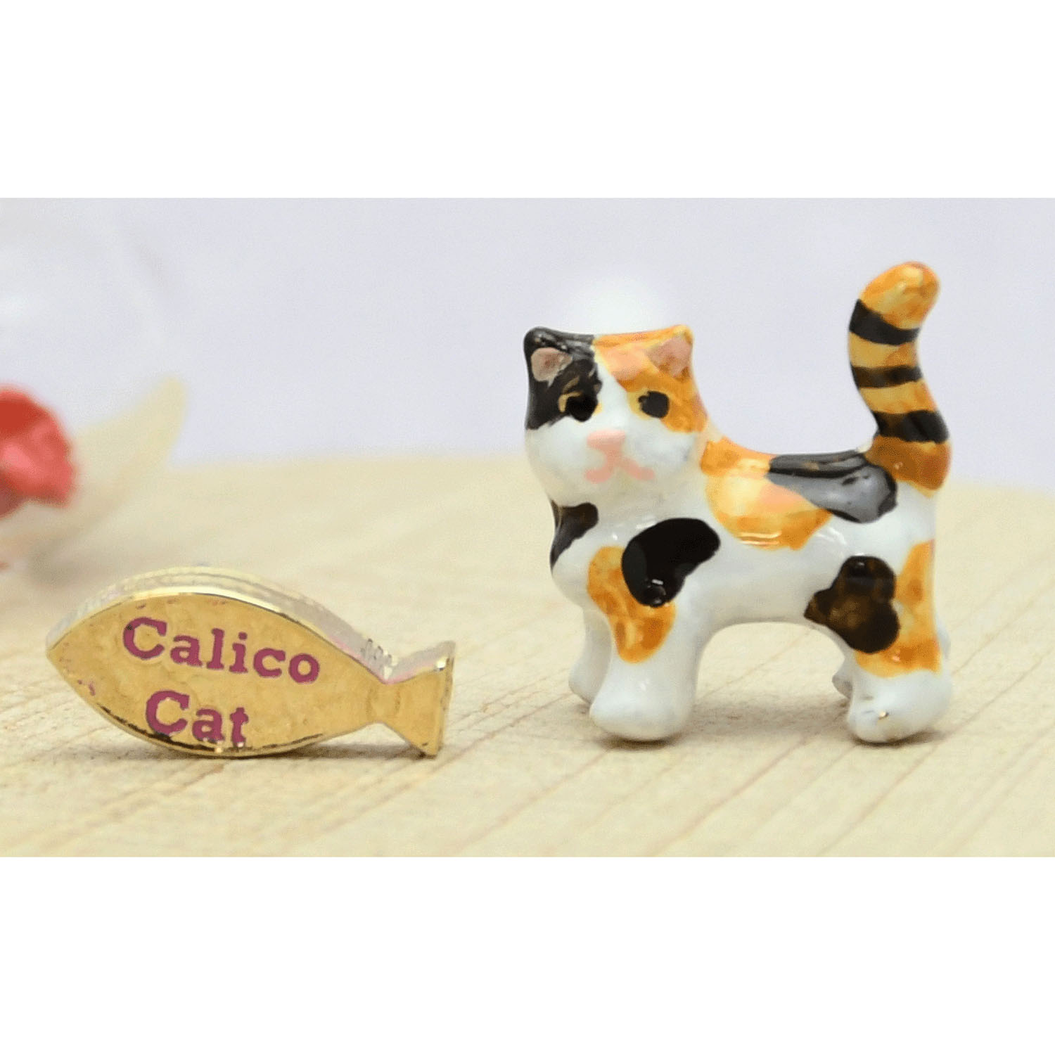 elioピアス 三毛猫 - 画像1