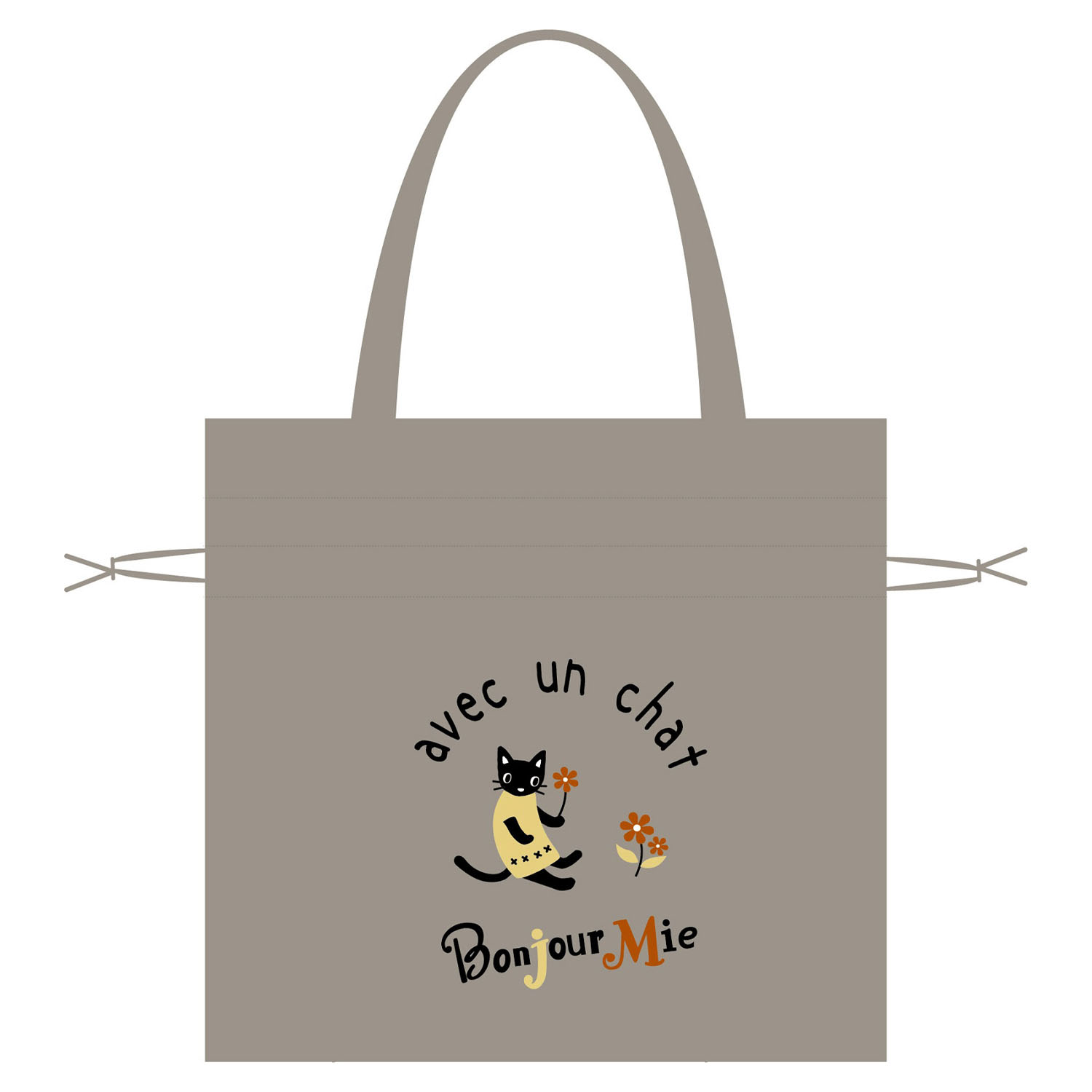 巾着トートミニ フラワー - 画像1