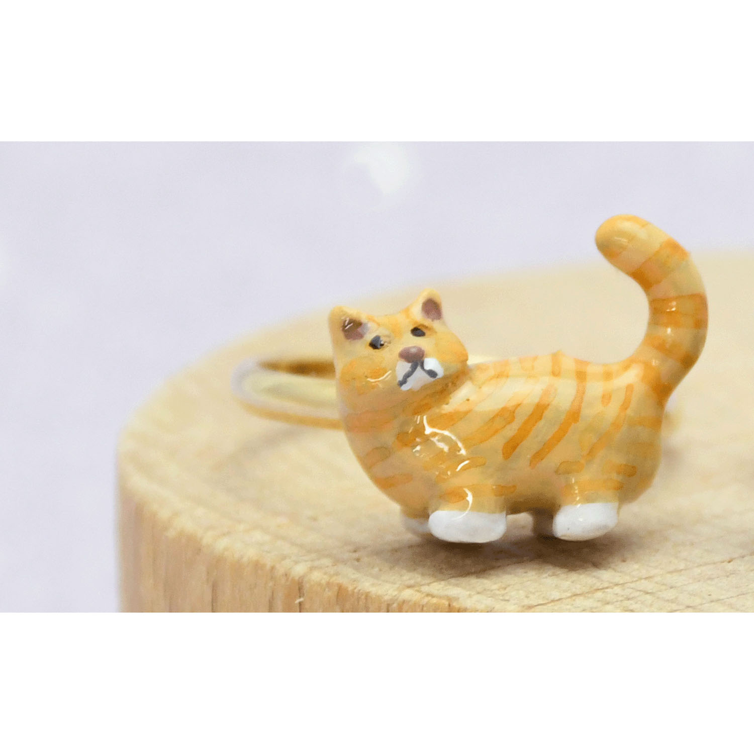 elioフリーリング マンチカン オレンジタビー - 画像1