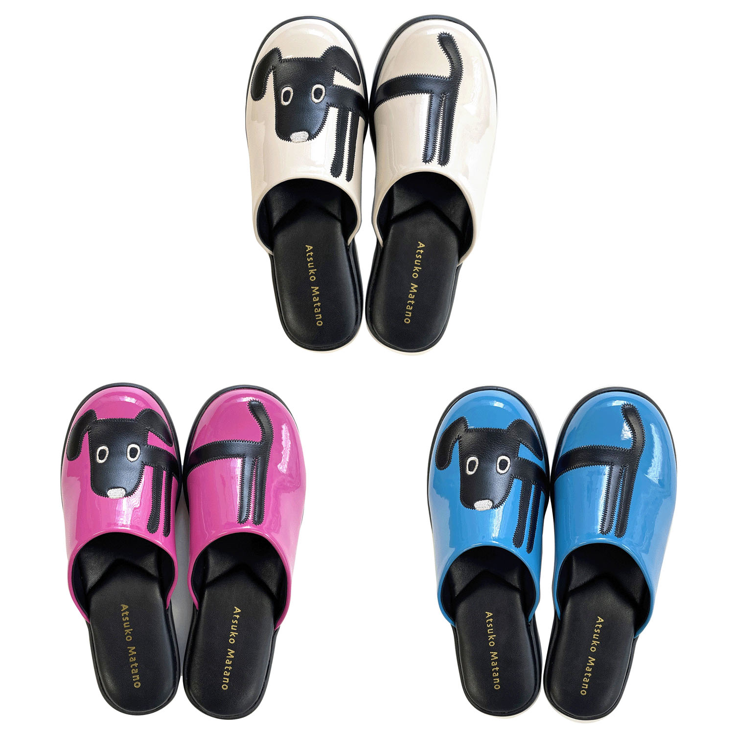 マタノアツコ サンダルM  クロ - 画像1