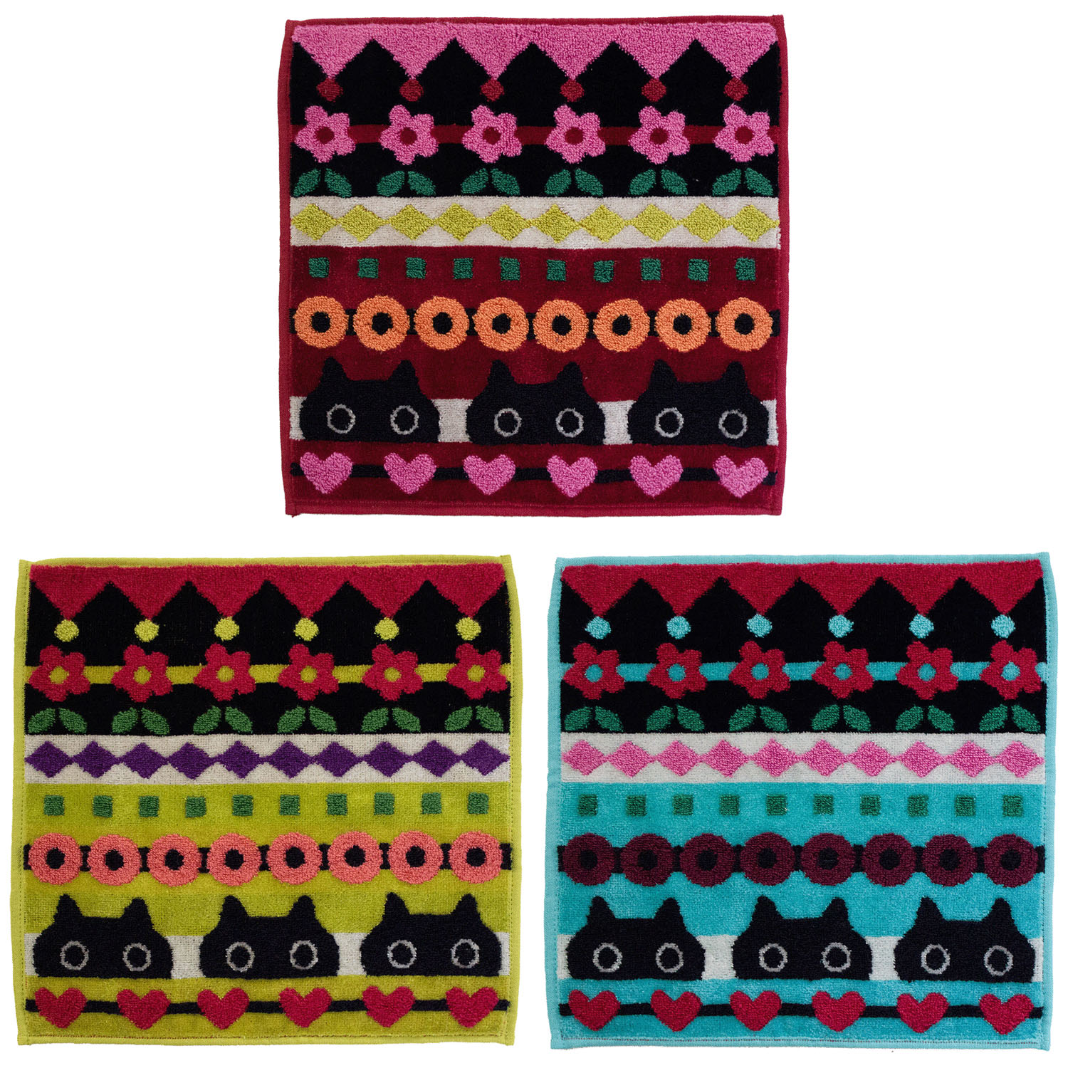 ATSUKO MATANO タオルハンカチ  車窓から - 画像1