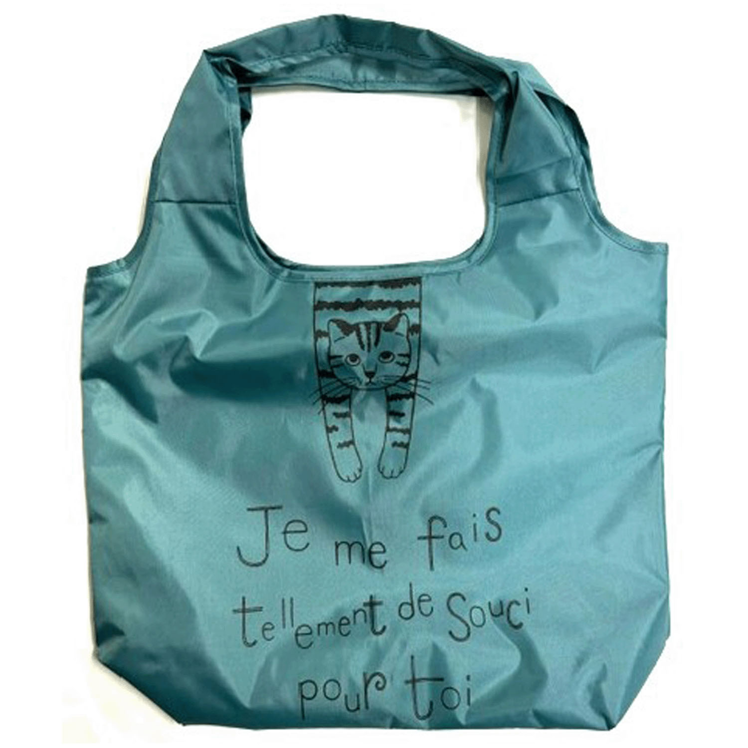 タルティーヌ保冷エコバッグ ぶら下がり ブルー - 画像1