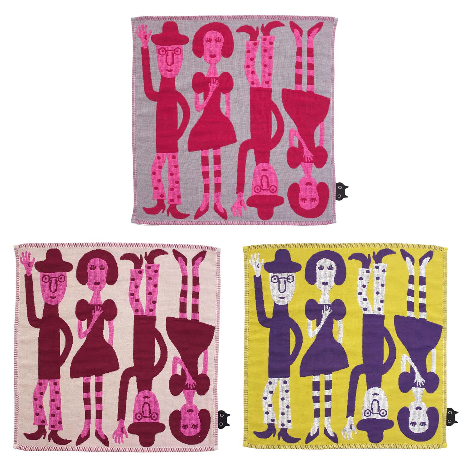 マタノアツコ 三重ガーゼハンカチ ARA！YAH！ - 画像1