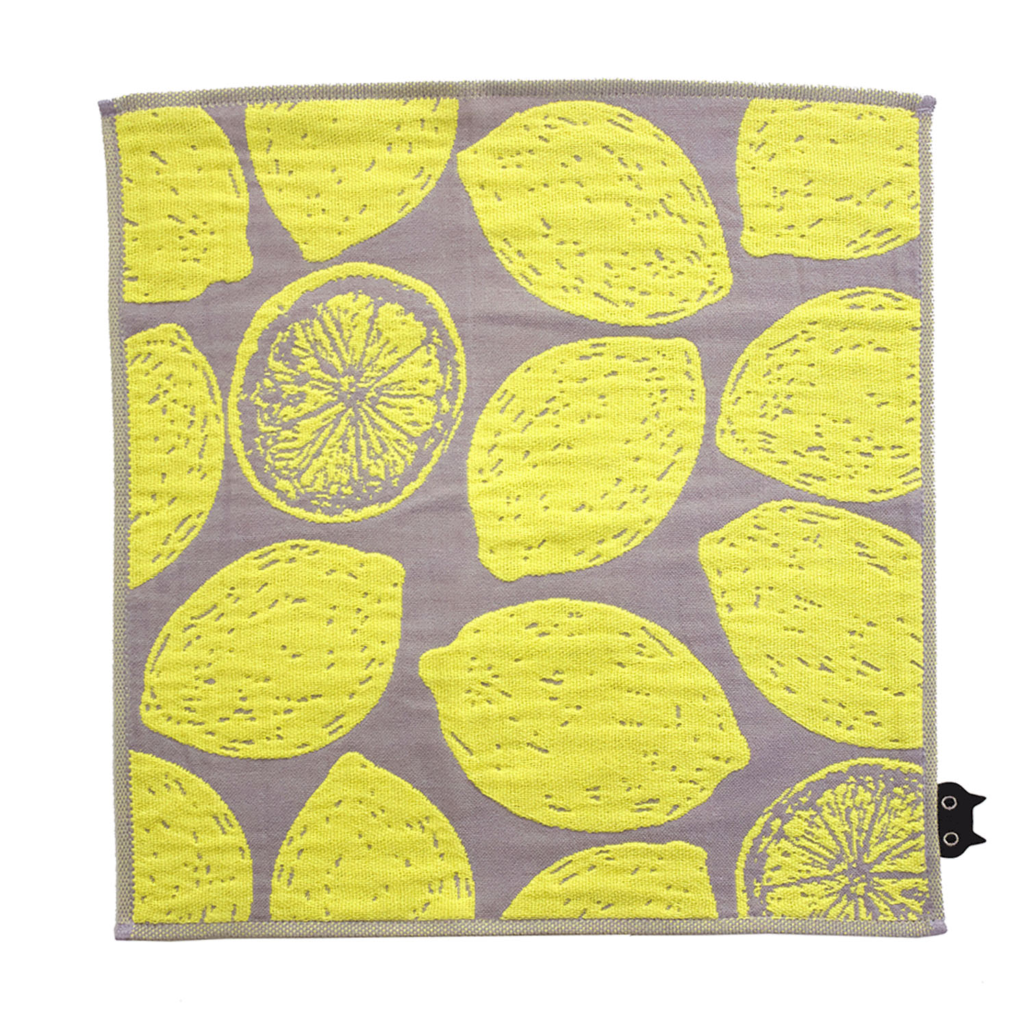 三重ガーゼハンカチ レモン - 画像2