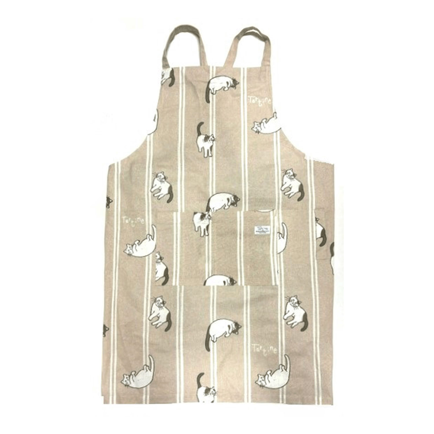 タルティーヌ エプロン ブラウン - 画像1