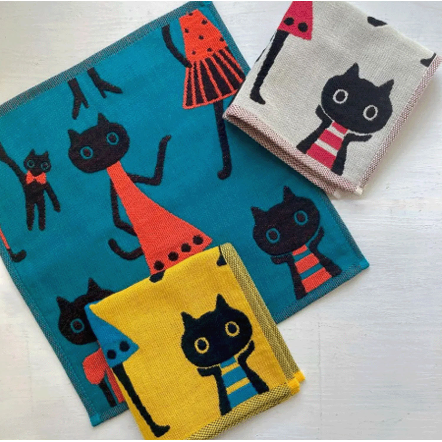 マタノアツコ 3重ガーゼミニハンカチ MEMEファッション