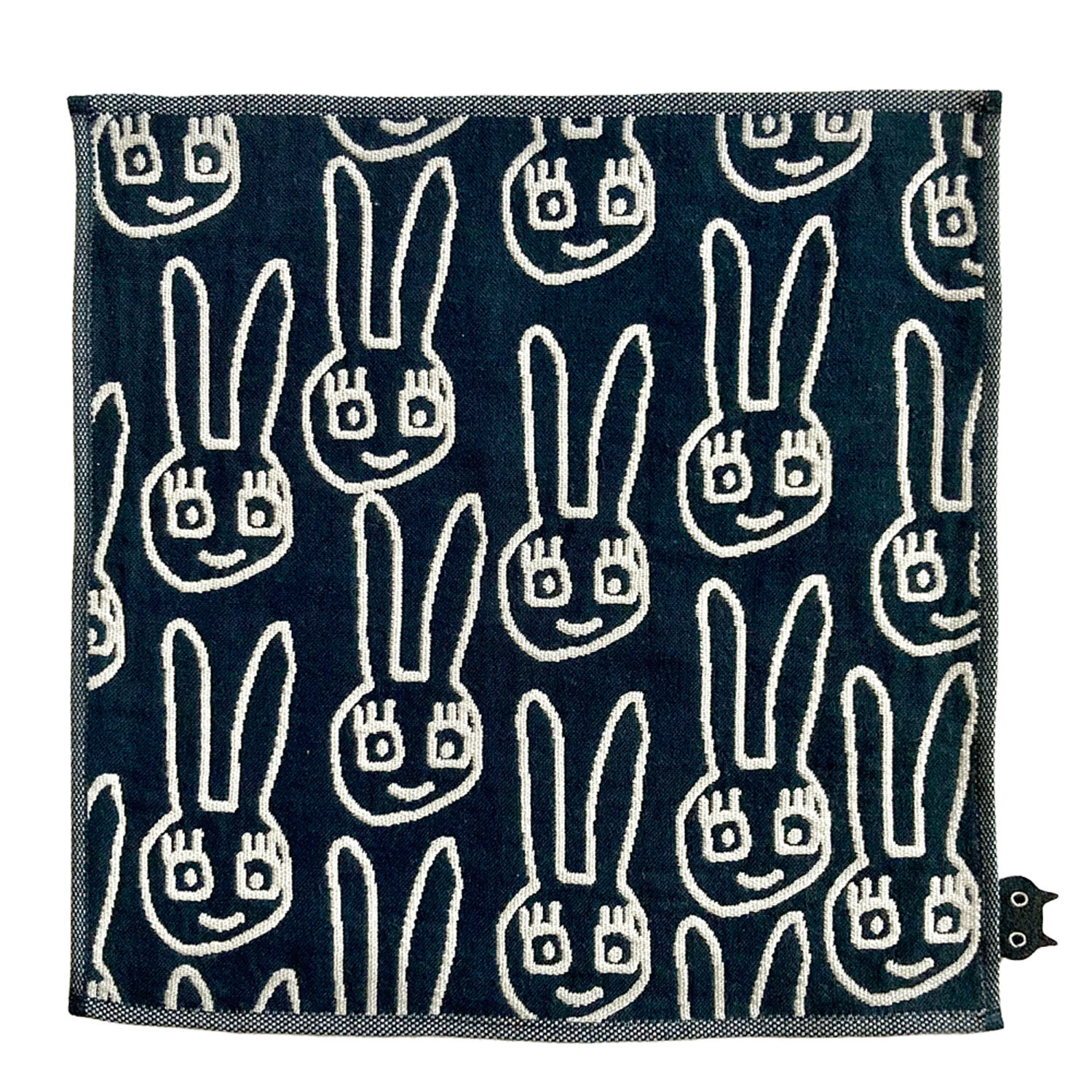 マタノアツコ 3重ガーゼハンカチ  ゆるうさ - 画像1