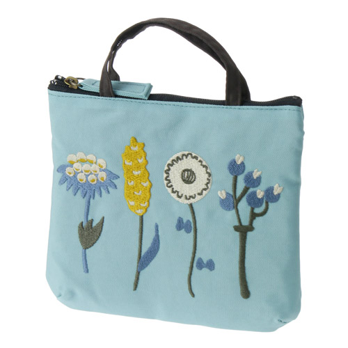 ATSUKO MATANO 刺繍ポーチ ボタニカル - 画像1