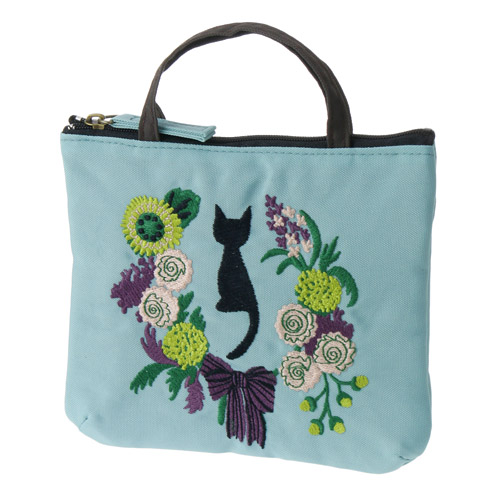 ATSUKO MATANO 刺繍ポーチ バースデーリース - 画像1