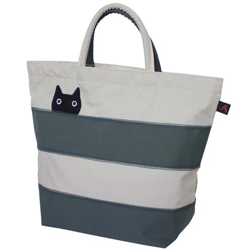 ATSUKO MATANO ミニバッグ ボーダー猫 - 画像2