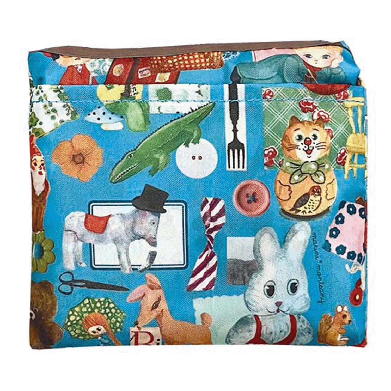 マリーニモンティーニ ミニデイリーバッグ ブルーコラージュ - 画像2