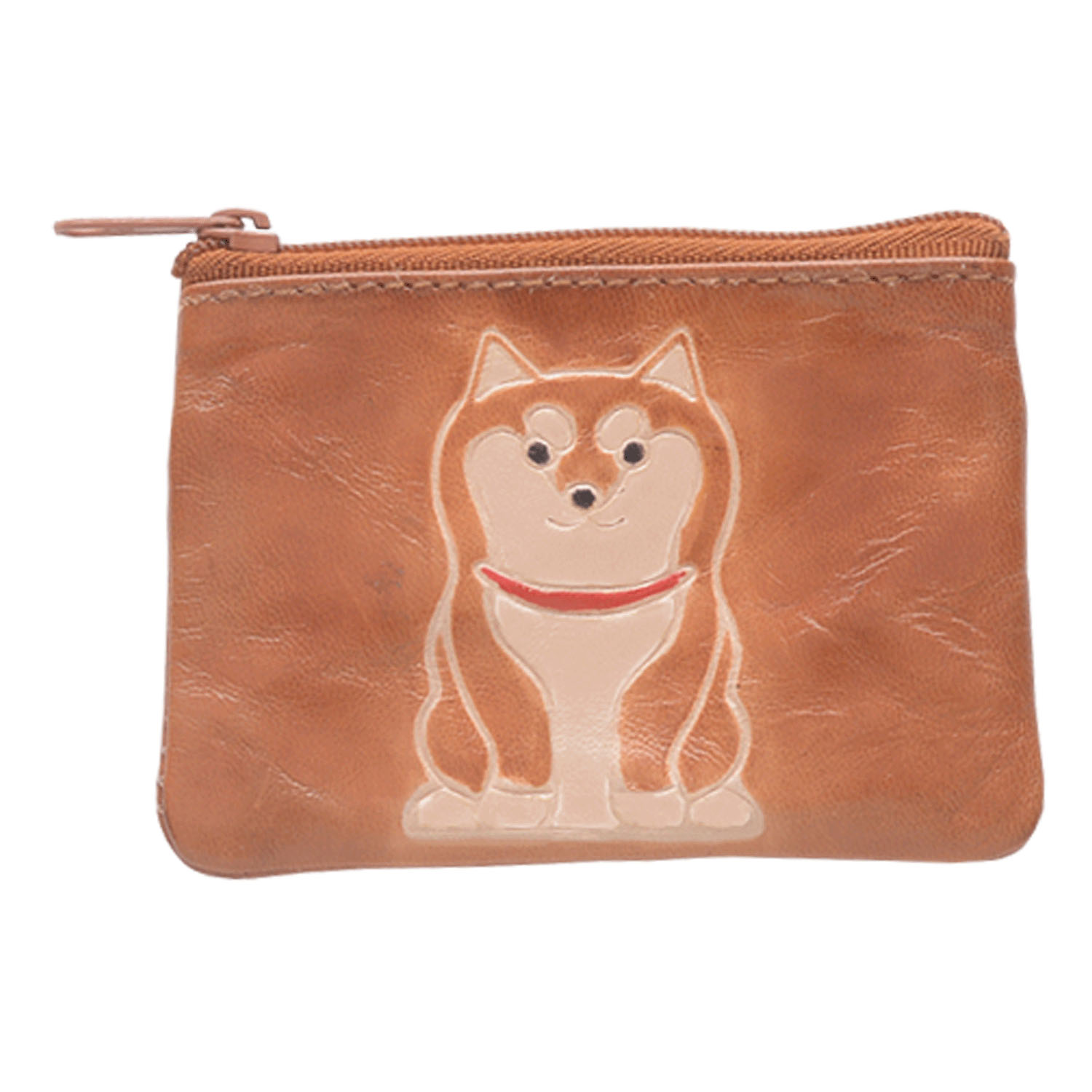 レザー財布 柴犬 - 画像1