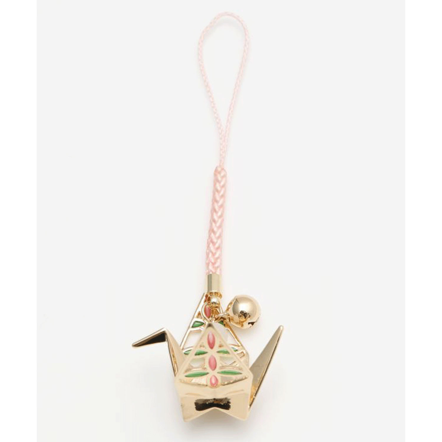 折り鶴 透け色ストラップ