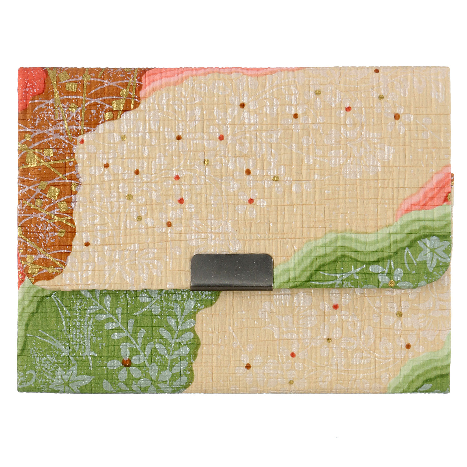 京友禅紙 伊勢集縮み名刺入れ - 画像5