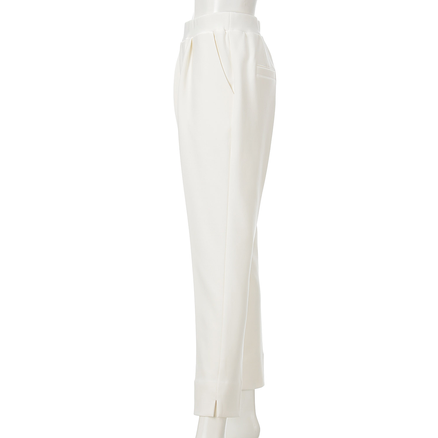 Anna Kerry 裏起毛テーパードパンツ - 画像4