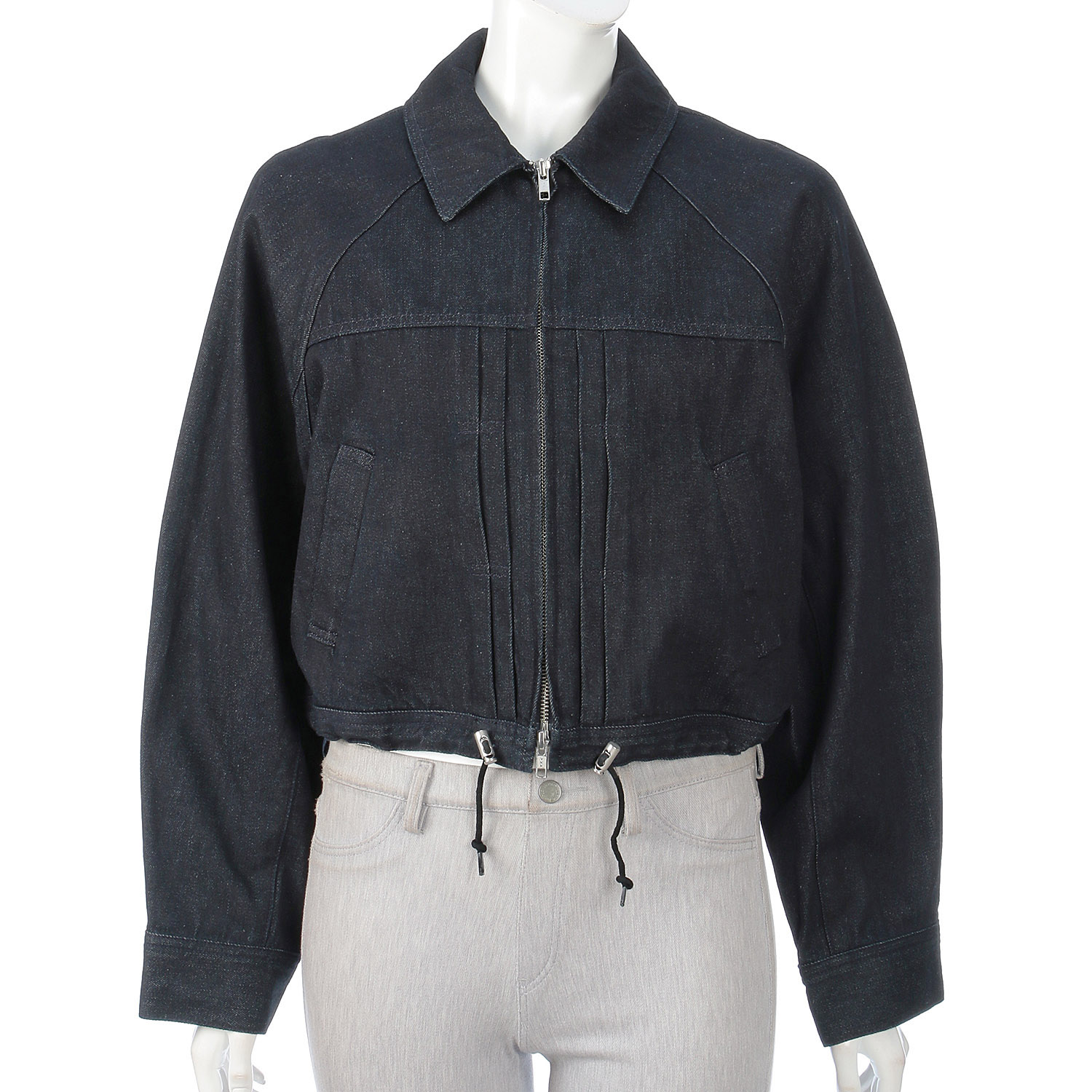 cloche ジップデニムブルゾン - 画像6