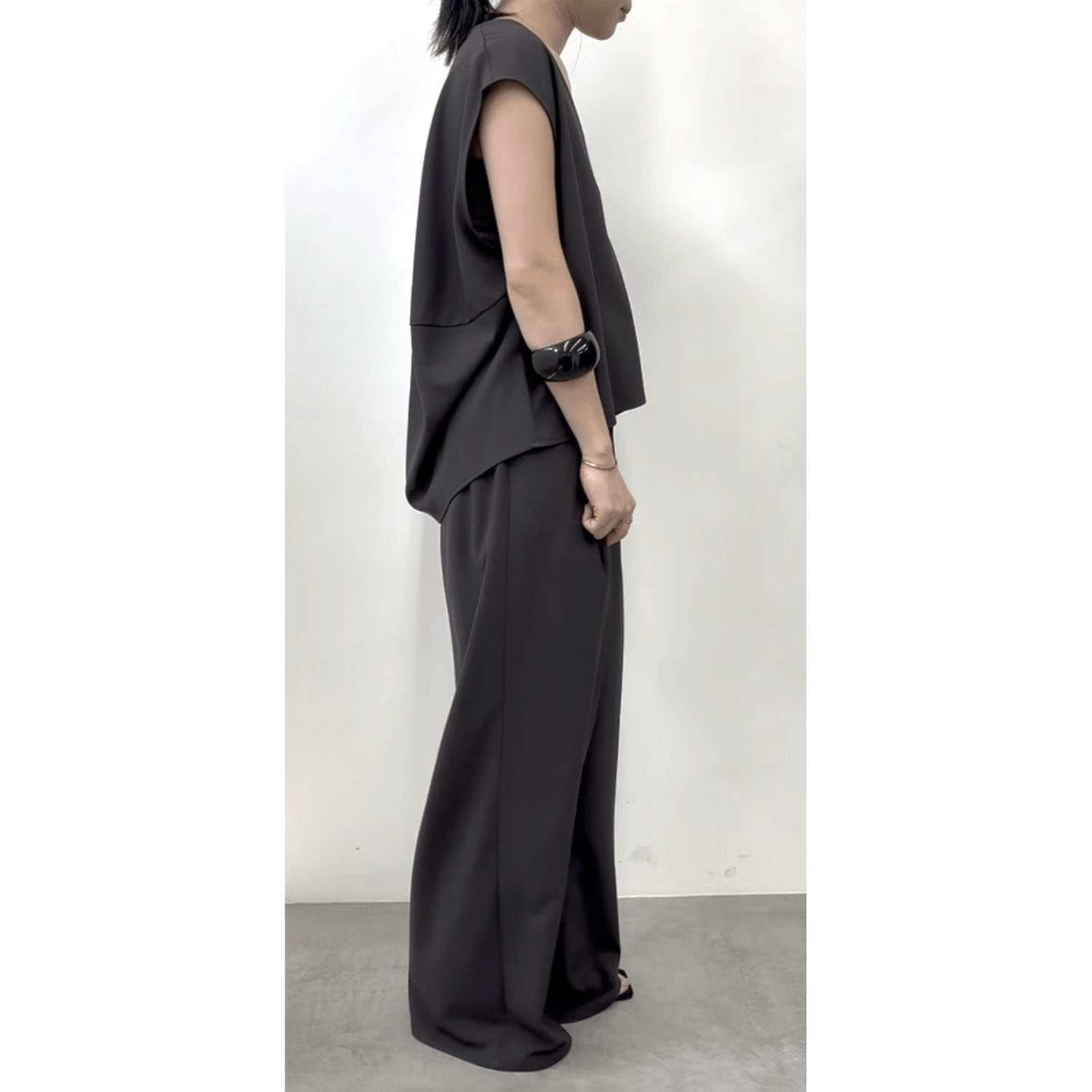 【Insta Live】cloche ノースリーブラウス＆パンツセット - 画像4