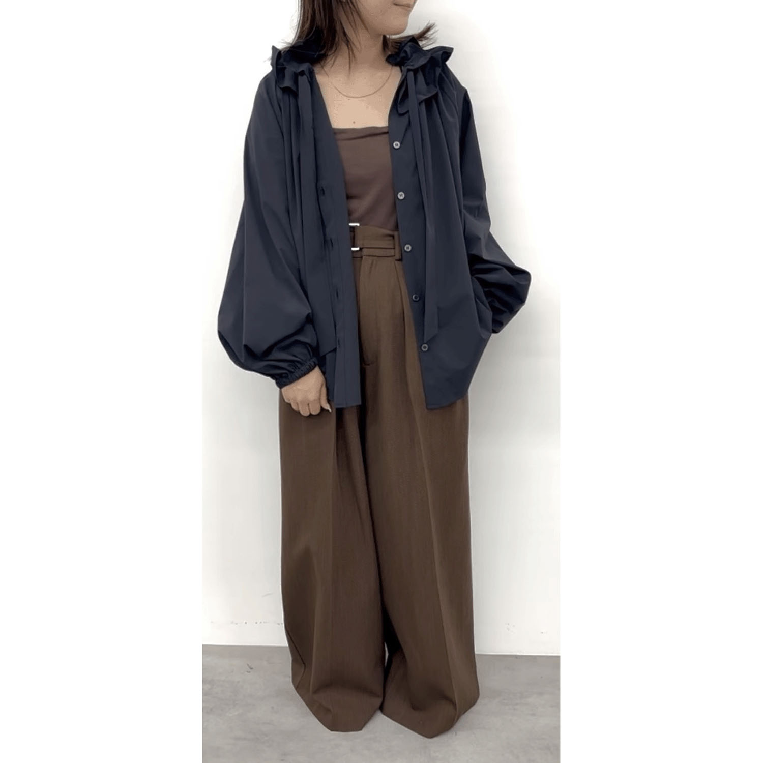 【Insta Live】cloche フリルシャツ - 画像5