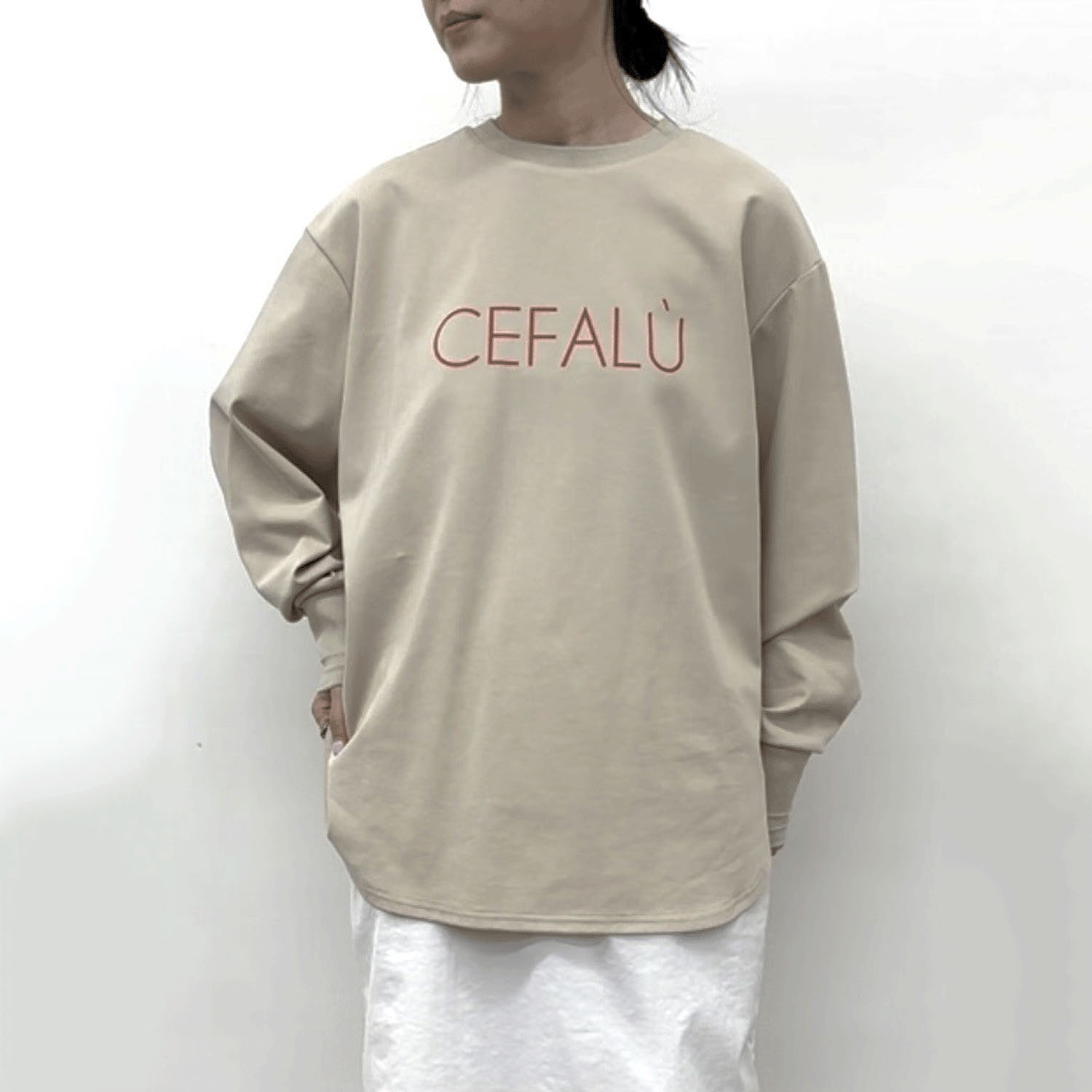 cloche カラーロゴプリント長袖T - 画像4