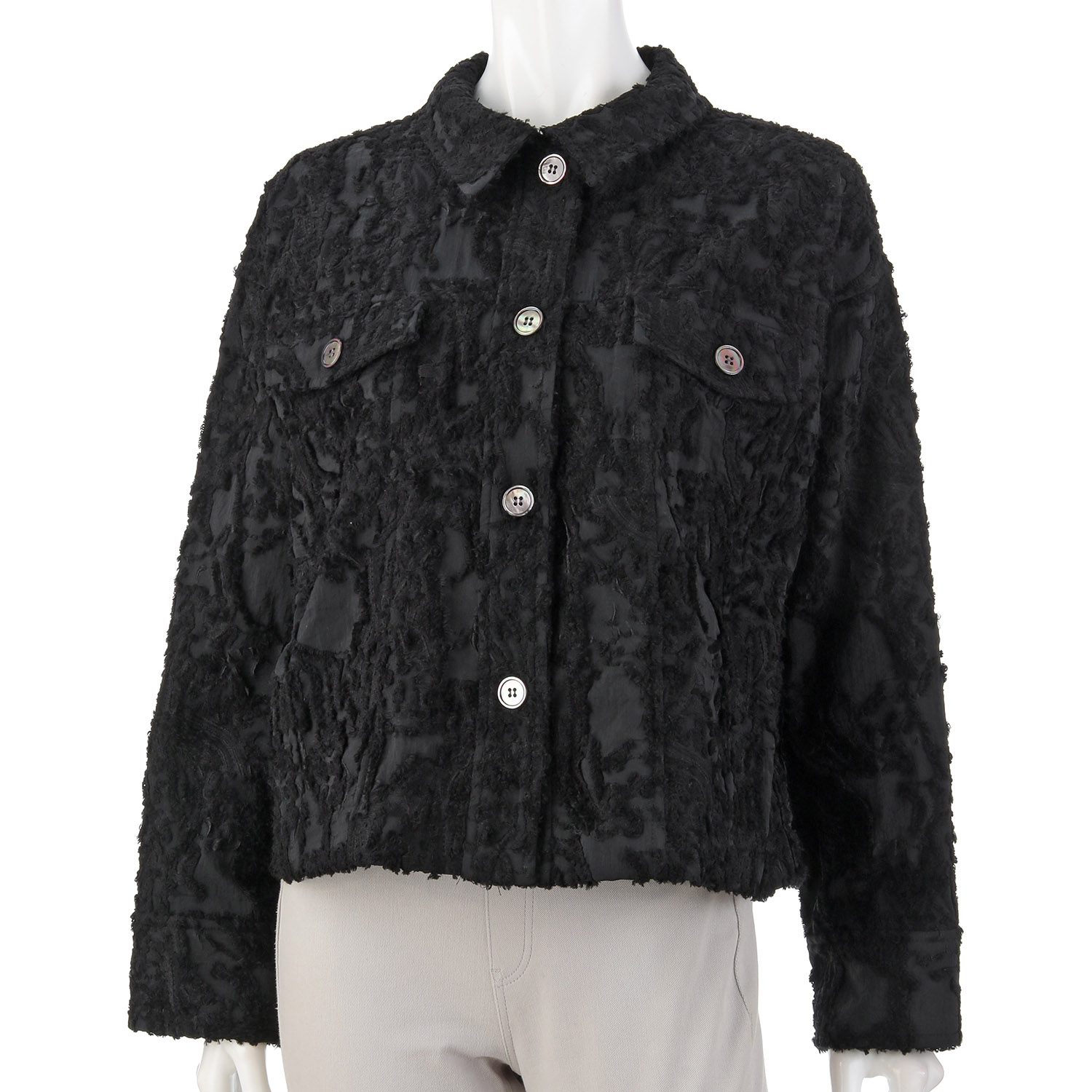 Anna Kerry カットジャカードジャケット - 画像8