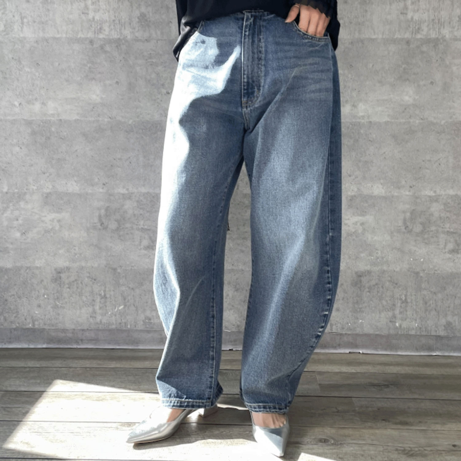 Anna Kerry デニムモロッコパンツ - 画像2