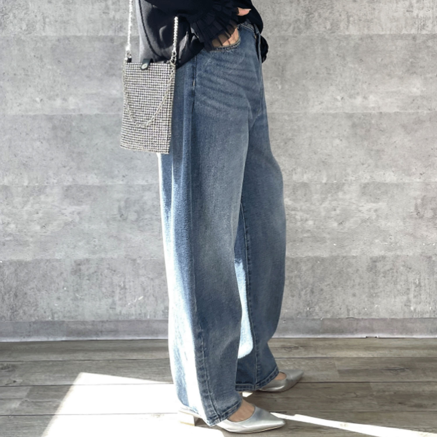 Anna Kerry デニムモロッコパンツ - 画像3