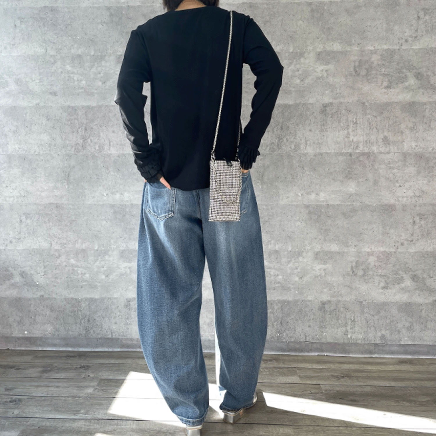 Anna Kerry デニムモロッコパンツ - 画像6