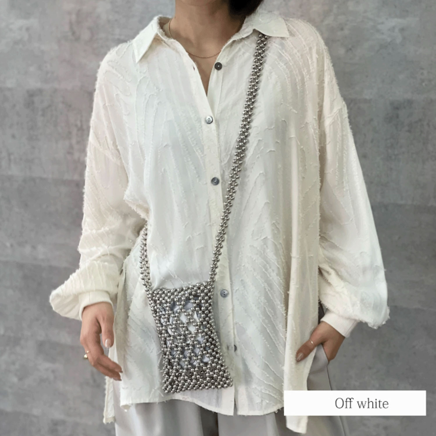 Anna Kerry オーバーサイズシャツ - 画像2