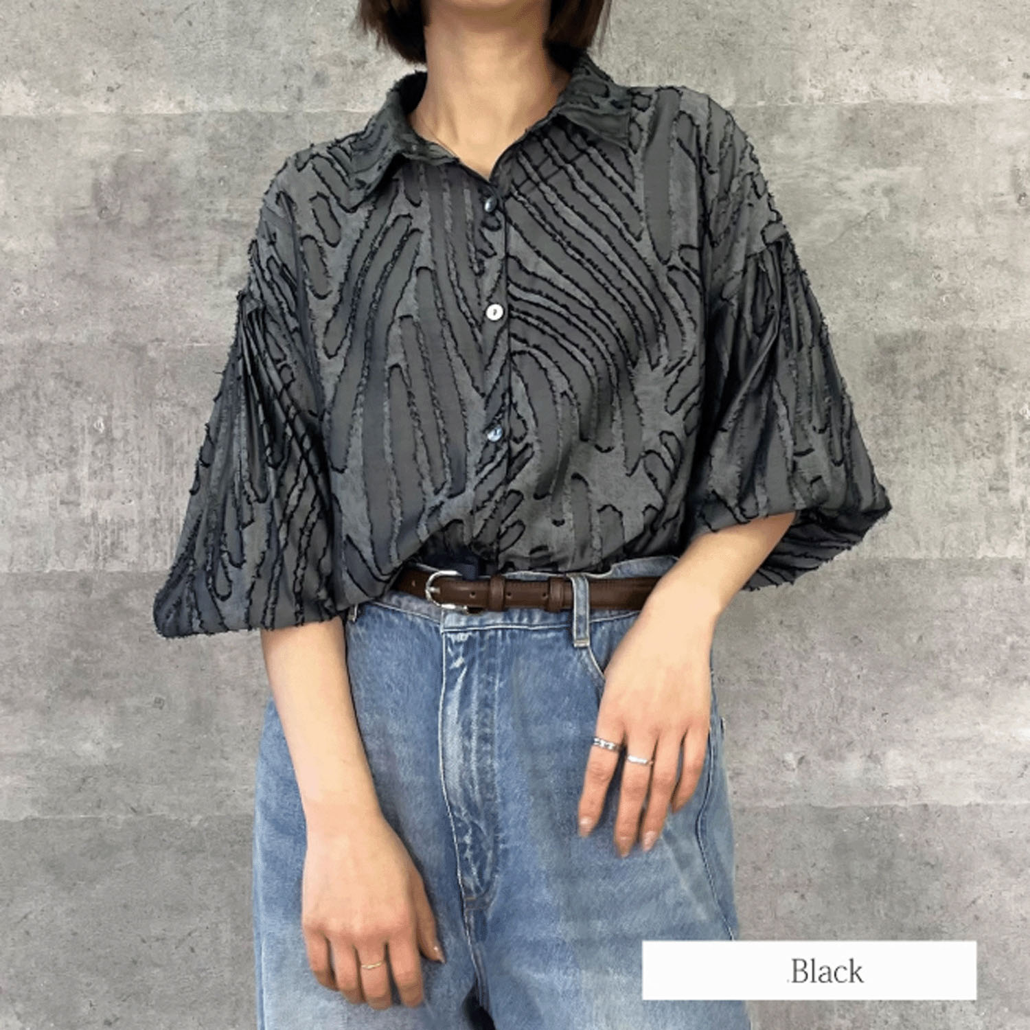 Anna Kerry オーバーサイズシャツ - 画像6